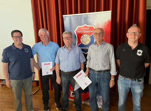Ehrungen für 60 Jahre Mitgliedschaft